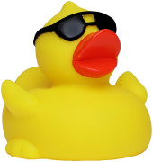 Squeaky duck with sunglases