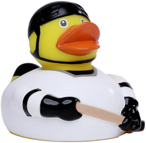 Pískacia kačka hokejista