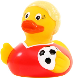 Pískacia kačka futbalistka