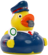 Pískacia kačka sprievodca vlaku