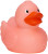 Pískacia kačka luminiscenčná - MBW, farba - rose, veľkosť - 7,5 cm
