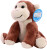 Zoo zvieratko opica Bjarne - MBW, farba - light brown, veľkosť - One Size
