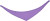 Trojuholníkový šál - MBW, farba - purple (violet), veľkosť - XS