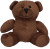 Medvedík Maiken - MBW, farba - dark brown, veľkosť - One Size