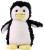 Plyšový tučniak Phillip - MBW, farba - black/white, veľkosť - One Size