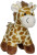 Plyšová žirafa Carla - MBW, farba - light brown, veľkosť - One Size