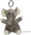 Plyšový slon s kľúčenkou - MBW, farba - gray, veľkosť - One Size