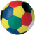 Futbalová lopta - MBW, farba - multicoloured, veľkosť - Ø 10 cm