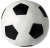 Futbalová lopta - MBW, farba - white/black, veľkosť - Ø 6,5 cm