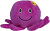 Plyšová chobotnica Belinda ​ - MBW, farba - purple (violet), veľkosť - One Size