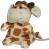 XXL žirafa - MBW, farba - light brown, veľkosť - One Size