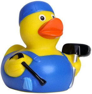 Auto umyváreň s pískacou kačkou