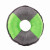 Psia hračka Lietajúci disk - MBW, farba - green/gray, veľkosť - M