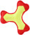 Psia hračka Lietajúci trojstranný disk - MBW, farba - yellow/red, veľkosť - M