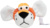 Dog toy knotted animal tiger - MBW, farba - orange, veľkosť - One Size