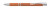 MELIA guľôčkové pero slama/plast, farba - oranžová