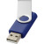 Základný USB Rotate, 2 GB - Bullet - farba Modrá, Stříbrný