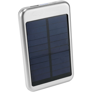 Solárny PowerBank Bask 4 000 mAh - Stříbrný