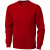 Surrey unisex sveter s okrúhlym výstrihom - Elevate - veľkosť S - farba červená s efektem námrazy