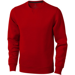 Surrey unisex sveter s okrúhlym výstrihom - červená