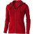 Dámska mikina Arora s kapucňou, zips v celej dĺžke - Elevate, farba - červená, veľkosť - XS