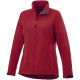 Dámska softshellová bunda Maxson - červená s efektem námrazy 3