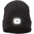 Pletená čiapka Mighty s LED čelovkou - Elevate - farba černá