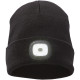 Pletená čiapka Mighty s LED čelovkou - černá 3