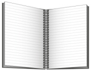 NOTIQUE Notes Twin čierny/žltý, linajkovaný, 21 x 29,7 cm