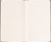 NOTIQUE Notes Tucson čierny/ružový, linajkovaný, 13 x 21 cm