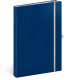 Notes Vivella Classic modrý/biely, linajkovaný, 15 × 21 cm - modrá 8