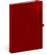 Notes Vivella Classic červený/červený, linajkovaný, 15 × 21 cm - červená 2