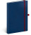 Notes Vivella Classic modrý/červený, bodkovaný, 15 × 21 cm - farba modrá