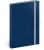 Notes Vivella Classic modrý/biely, bodkovaný, 15 × 21 cm - farba modrá