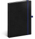 Notes Vivella Classic čierny/modrý, bodkovaný, 15 × 21 cm - čierna 6