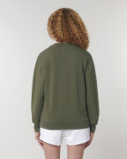 The unisex medium fit garment dyed crewneck sweatshirt