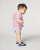 Mikina na zips pre bábätká - Stanley Stella, farba - cotton pink, veľkosť - 6-12 m/68-80cm
