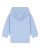 Mikina na zips pre bábätká - Stanley Stella, farba - blue soul, veľkosť - 6-12 m/68-80cm