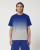 Unisex farbené tričko - Stanley Stella, farba - dip dye worker blue/heather grey, veľkosť - XXS