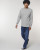 Unisex tričko s dlhými rukávmi - Stanley Stella, farba - heather grey, veľkosť - S
