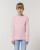 Detské tričko s dlhými rukávmi - Stanley Stella, farba - cotton pink, veľkosť - 3-4/98-104cm