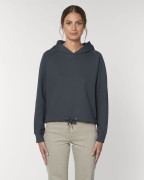 The women's cropped hoodie sweatshirt