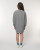 Dámske mikinové šaty - Stanley Stella, farba - mid heather grey, veľkosť - S