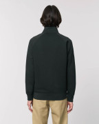 The men's high collar zip-thru sweatshirt