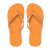 PE pláž papuče, farba - oranžová, veľkosť - L