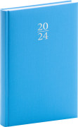Denný diár Capys 2024, modrý, 15 × 21 cm