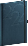 Týždenný diár Ajax 2024, modrý, 15 × 21 cm
