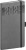 Vreckový diár Silhouette 2024, strieborný, 9 × 15,5 cm, farba - sivá
