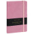 Pracovný notes Ružový, linajkovaný, 13 × 21 cm, farba - 