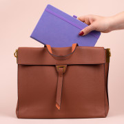 NOTIQUE Notes Lila, linajkovaný, 13 x 21 cm